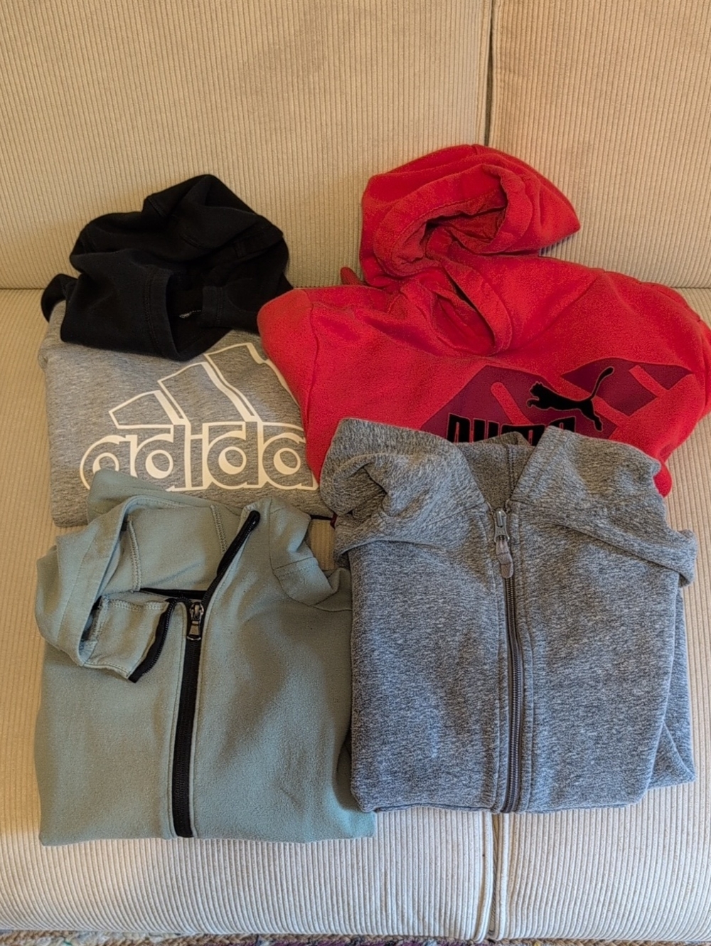 Puma Red Hooded Puffer Jacket for Kids
